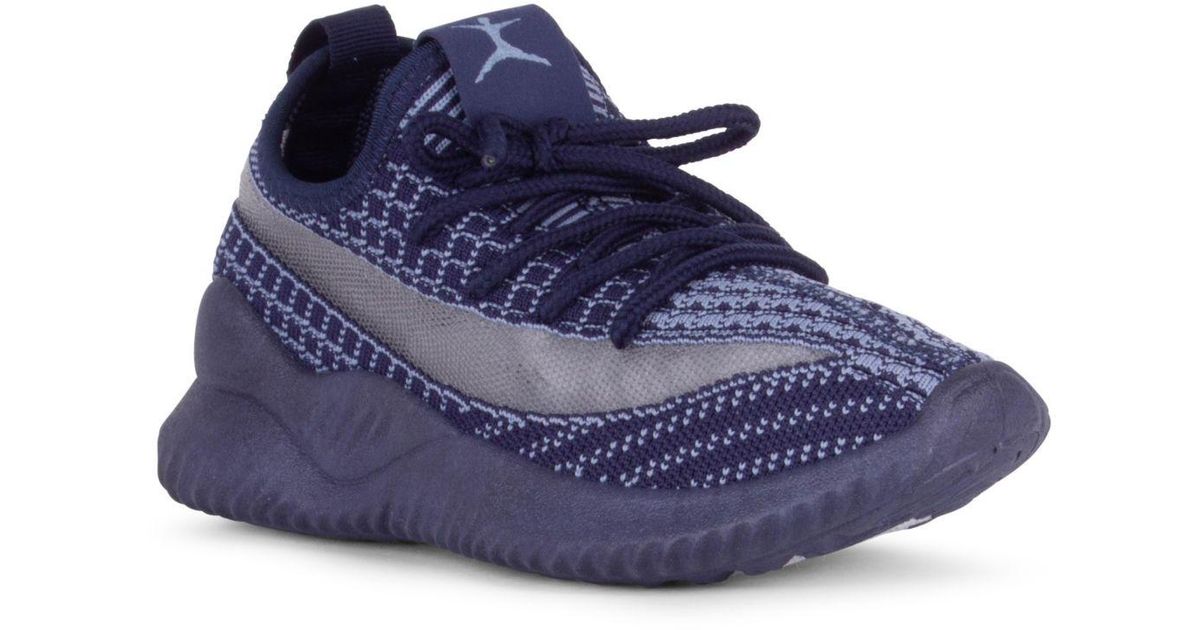 navy patterned shoes