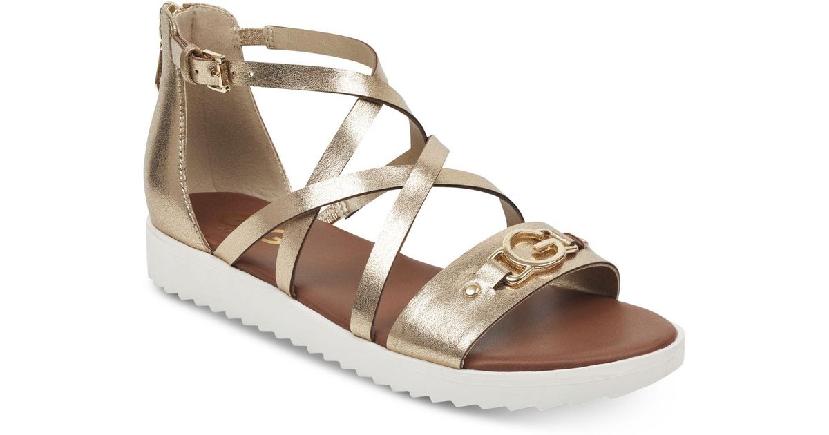 g by guess karin flat sandals