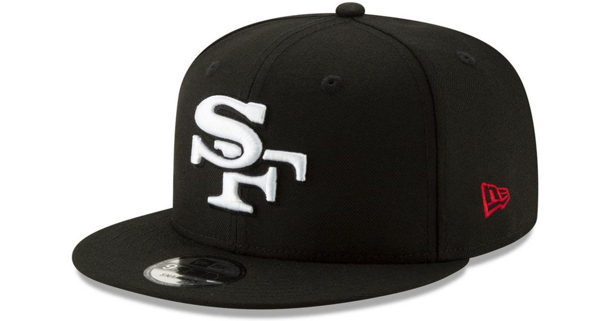 KTZ San Francisco 49ers Logo Elements Collection 9fifty Snapback Cap in  Black for Men | Lyst