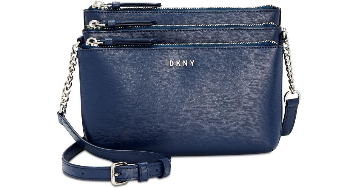 triple zip crossbody