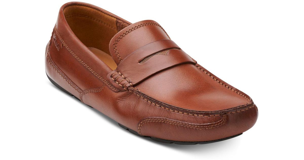 clarks driving loafers
