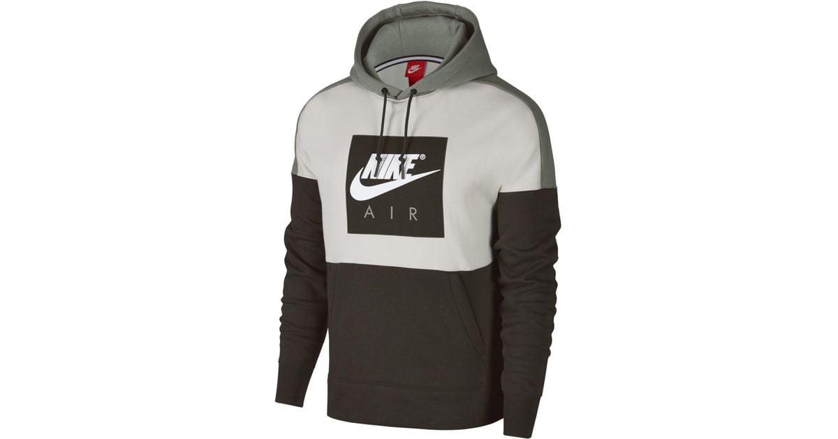 Nike Fleece Air Colorblocked Hoodie in 