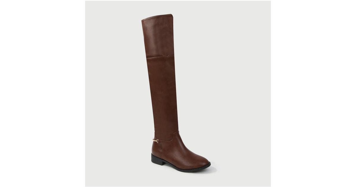 BERNESS Hern Over-the-knee Riding Boots in Brown | Lyst