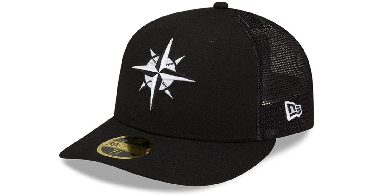 KTZ Black Seattle Mariners 2022 Batting Practice Low Profile 59fifty