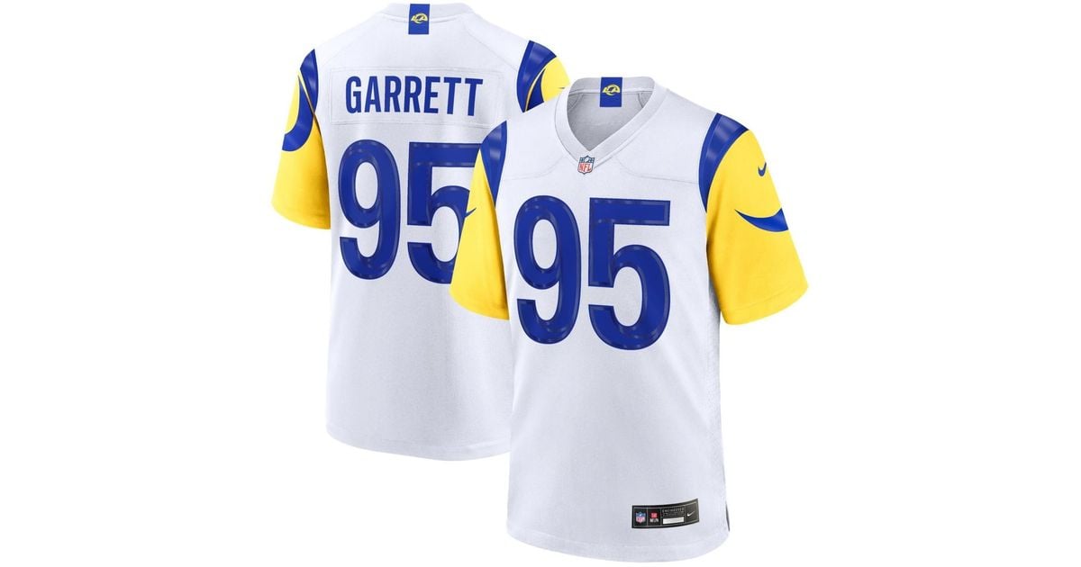 Mark Garrett Nike Myles Garrett Los Angeles Rams Game Jersey in Blue for Men | Lyst