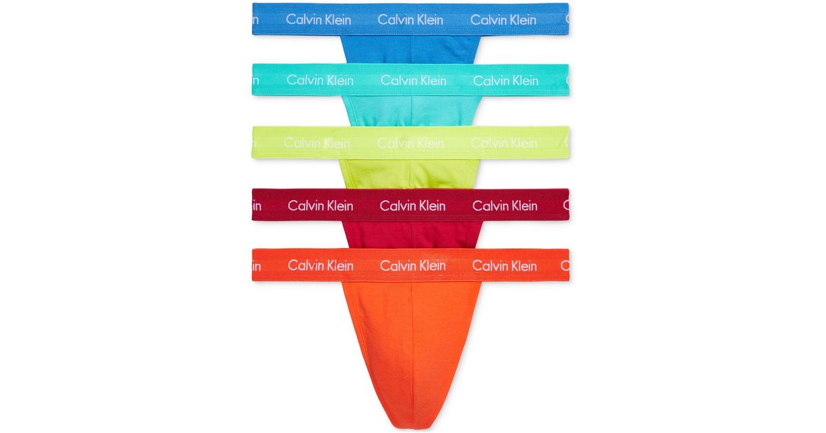 Calvin Klein The Pride Edit Thong in Red for Men Lyst
