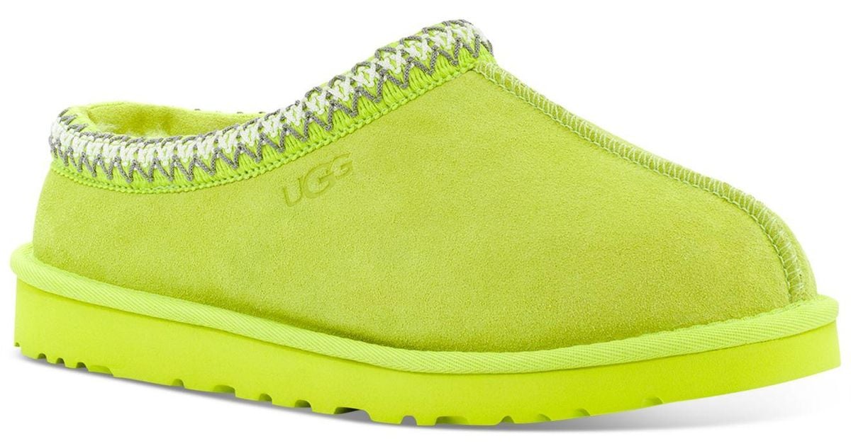 UGG Suede Tasman Clog Slippers in Yellow for Men | Lyst