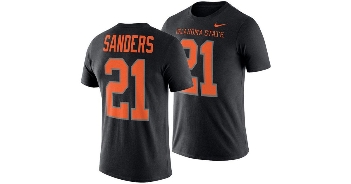 Nike Barry Sanders Oklahoma State Cowboys Name And Number T-shirt in Black  for Men | Lyst