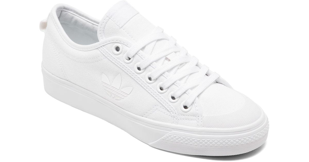 women's originals nizza trefoil casual sneakers from finish line