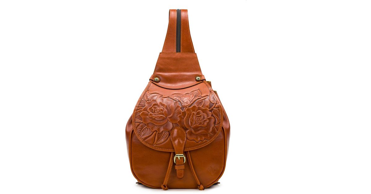 Patricia Nash Saddle Sling Bag in Tan (Brown) Lyst