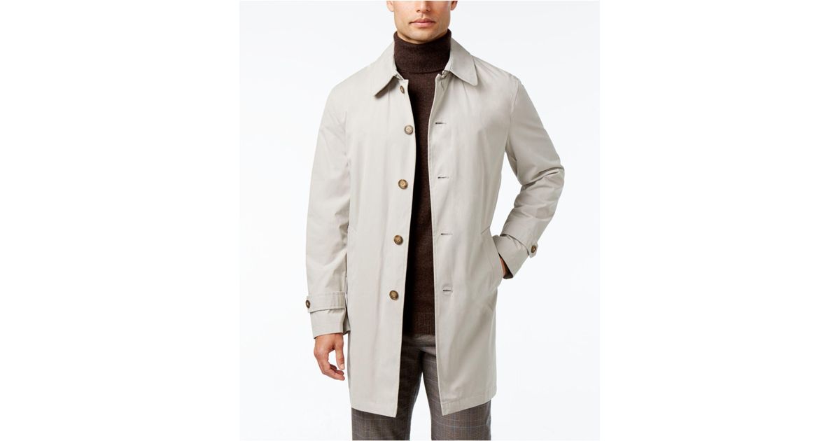 tommy hilfiger hooded trench coat