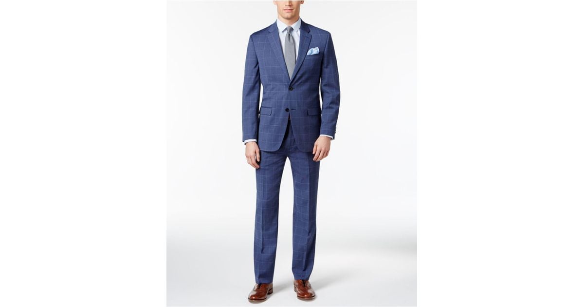 tommy hilfiger slim fit suit