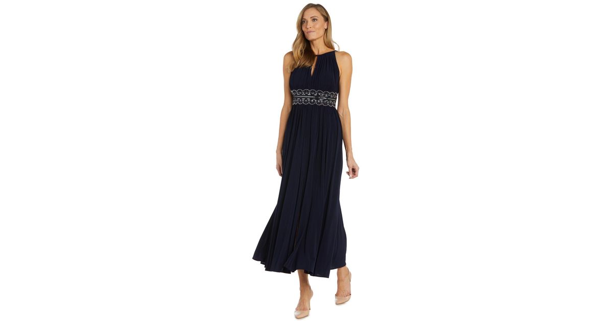 green emerald velvet dress R & M Richards Women's Long Sequin Gold Dress, 12 main image 0