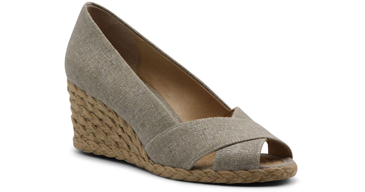 bailee espadrille wedge pump