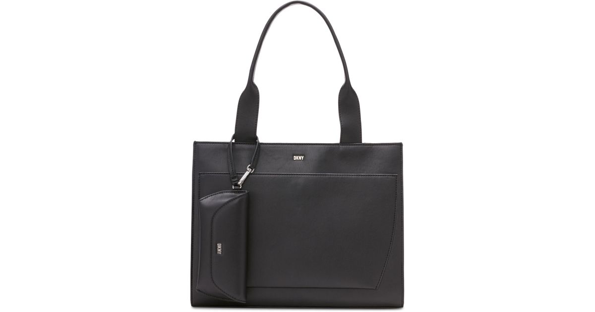 DKNY Jeanne Sunglass Case Medium Tote Bag in Black | Lyst