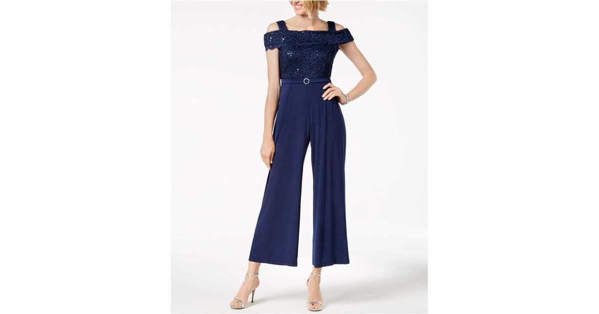 r&m richards one shoulder jumpsuit
