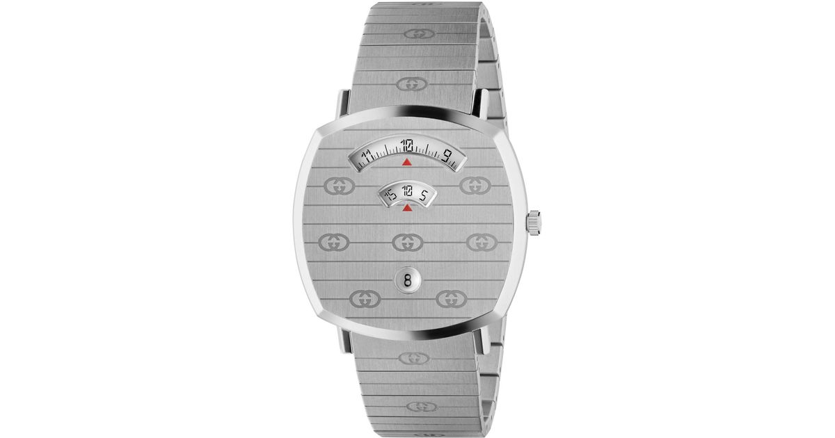 Horsebit watch Gucci Silver in Steel - 20757789
