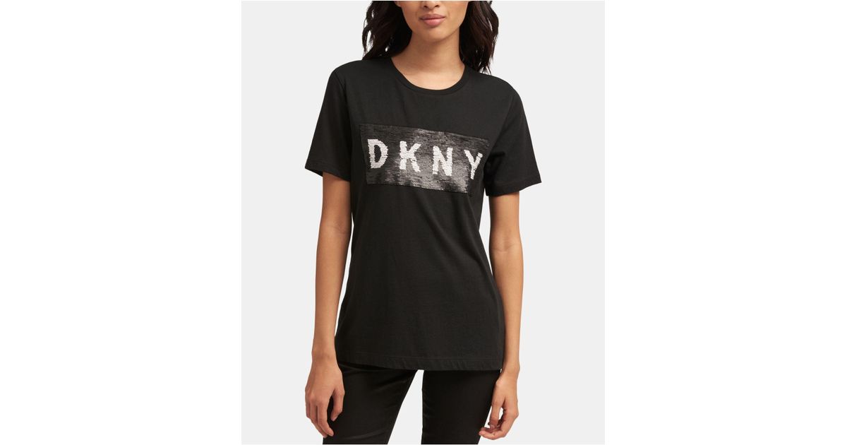 dkny sequin top