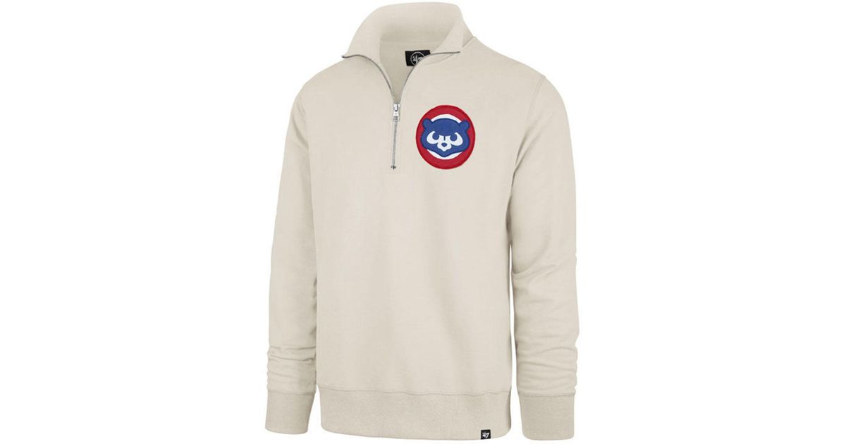 cubs half zip pullover