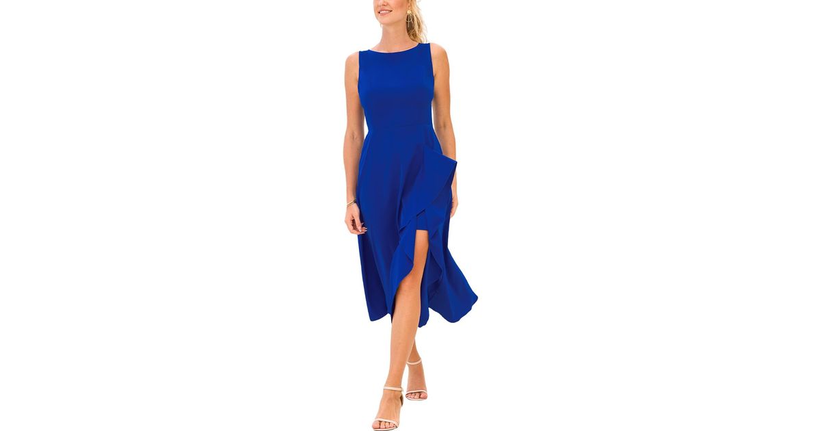 CUPSHE My Everything Blue Midi Beach Dress | Lyst