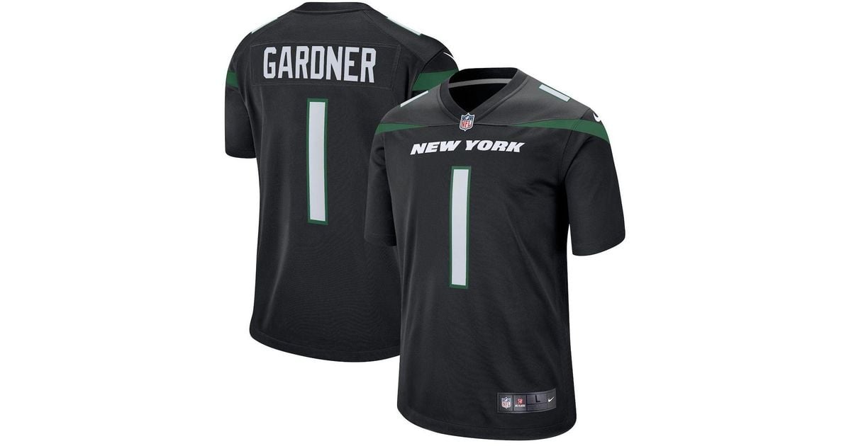 Nike Ahmad Sauce Gardner Black New York Jets 2022 Nfl Draft First Round