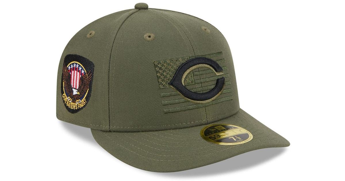 KTZ Green Cincinnati Reds 2023 Armed Forces Day Low Profile 59fifty Fitted Hat for Men Lyst