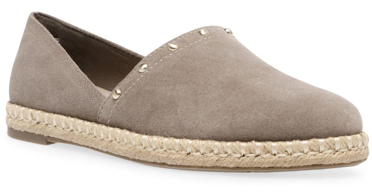 Anne Klein Leather Kaily Espadrille Flats - Lyst
