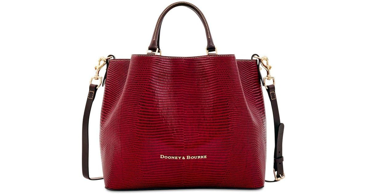 Dooney & Bourke Lizard Embossed Leather Large Barlow Tote, Created For