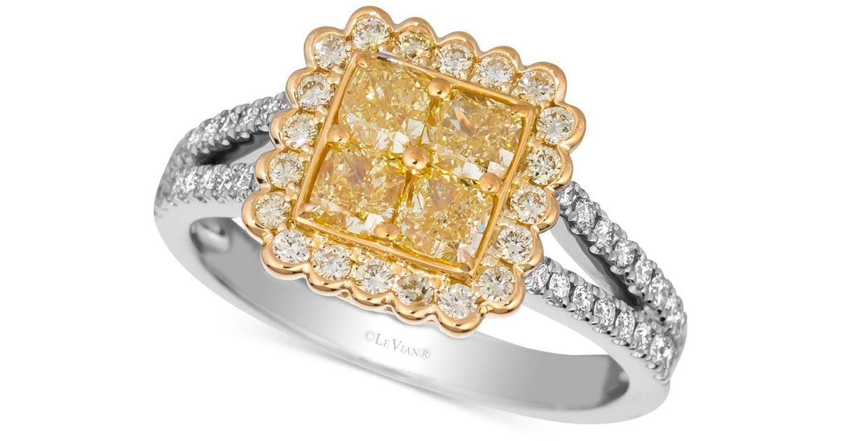 Le Vian ® Sunny Yellow Diamond (11/6 Ct. T.w.) & Vanilla Diamond (1/4