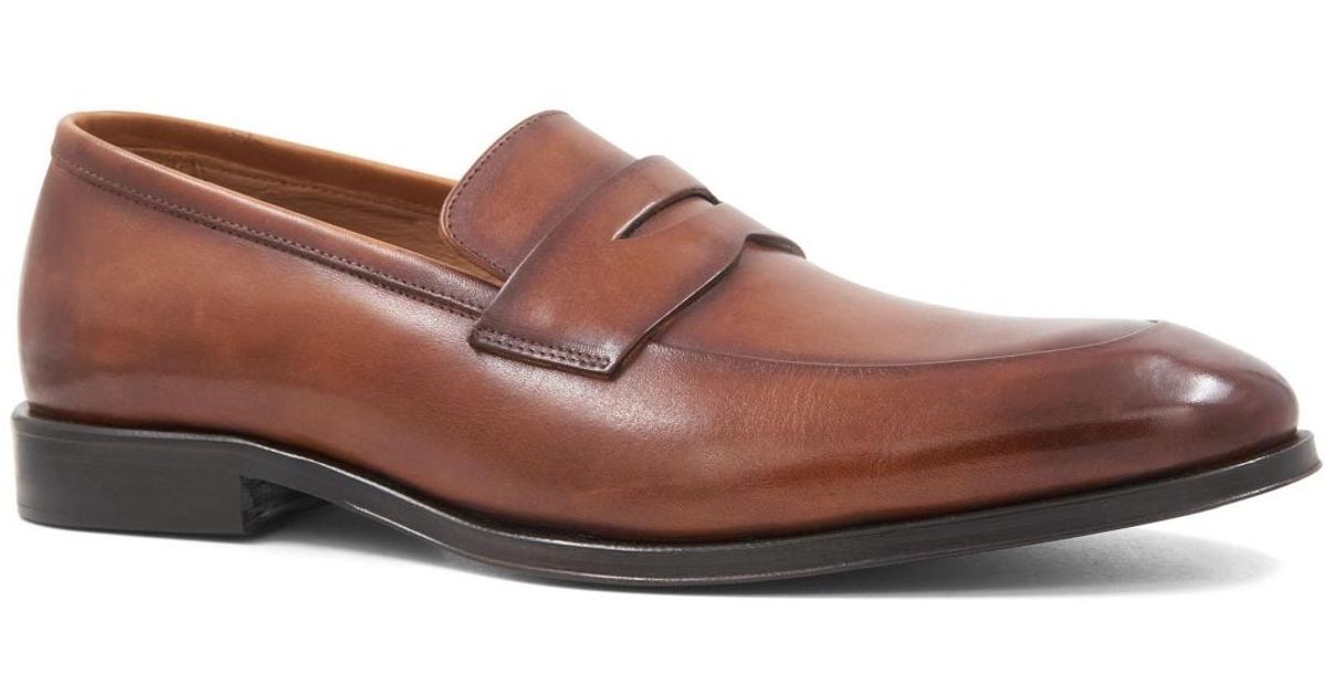 Bruno Magli Maioco Penny Mocassini Uomo In Pelle – Made In Italy, Artigianale Di Lusso - 4