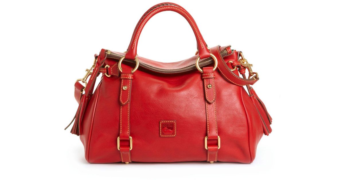 Dooney & Bourke Red Patent Leather Satchel Bag – Second Serve