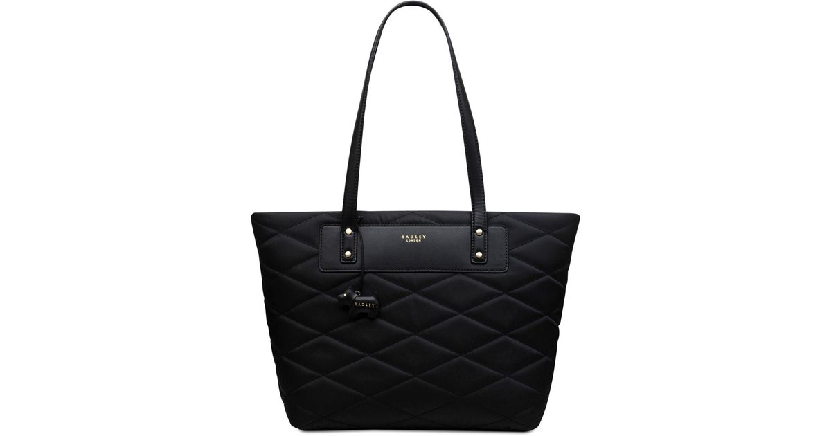 Radley Charleston Large Ziptop Tote Bag in Black Lyst