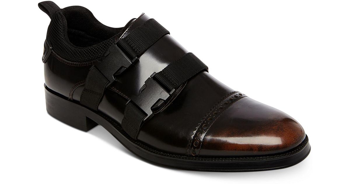 steve madden double monk strap shoes
