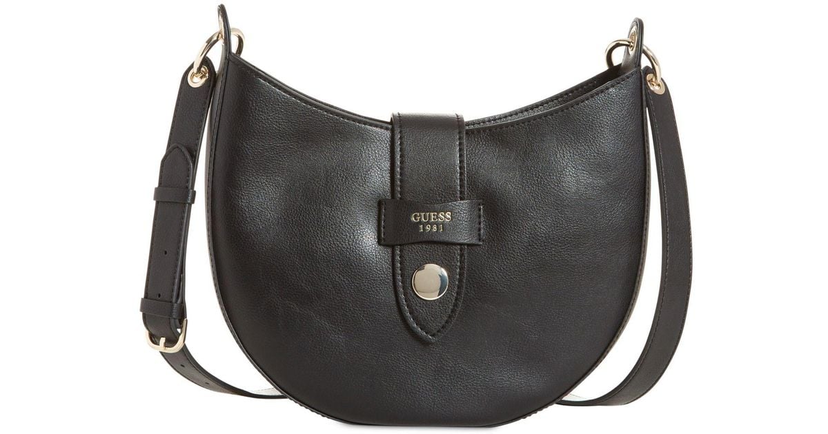 guess black hobo bag