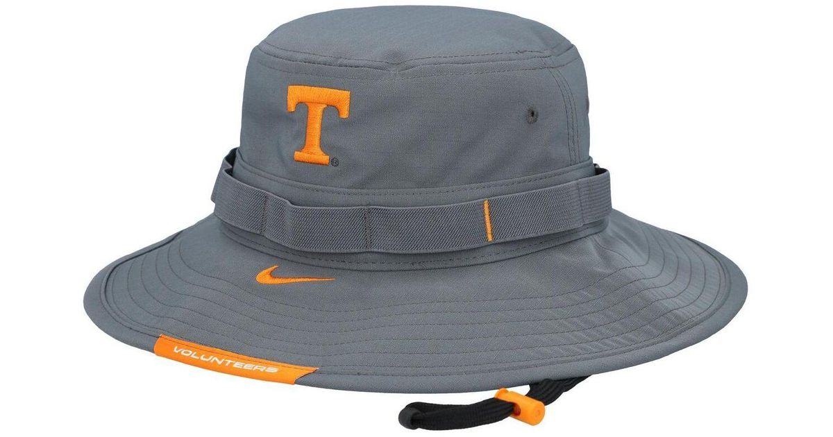 Nike Gray Tennessee Volunteers Boonie Performance Bucket Hat in Blue