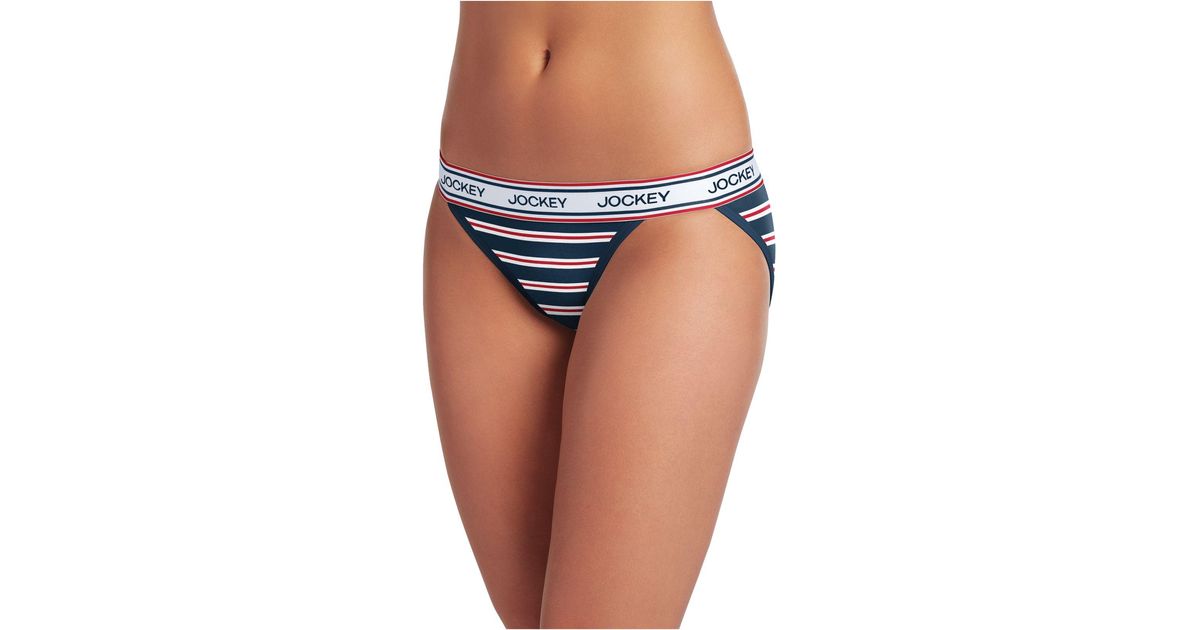 Jockey Retro Stripe String Bikini 2252, First At Macy's, Also Available