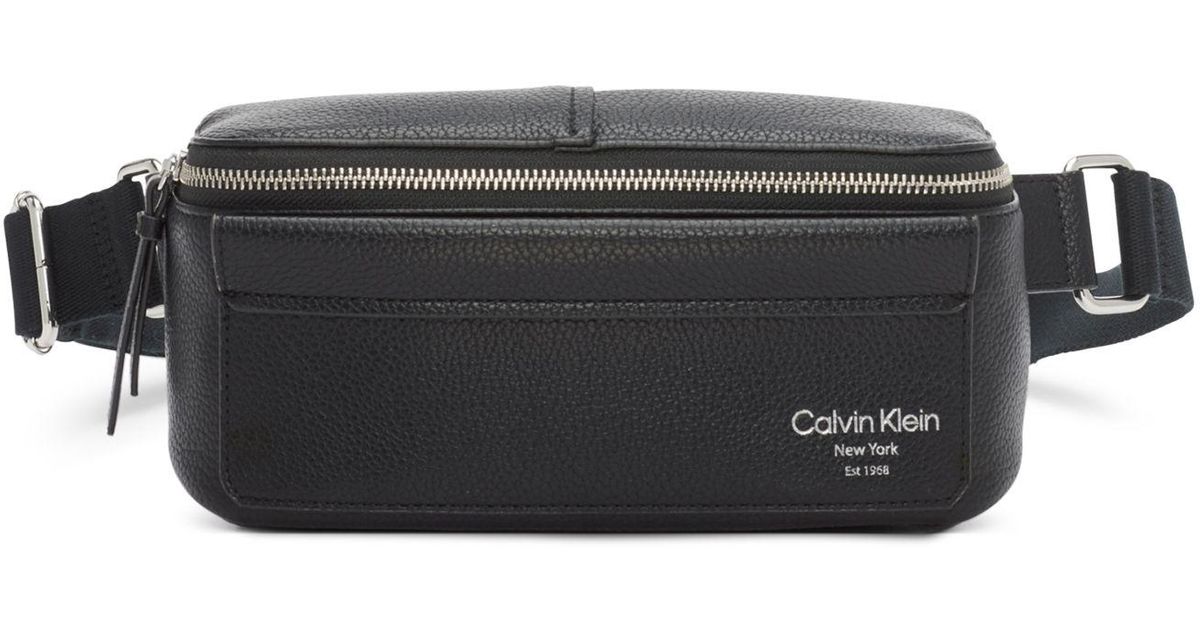 Calvin Klein Synthetic Myra Belt Bag in Black Lyst