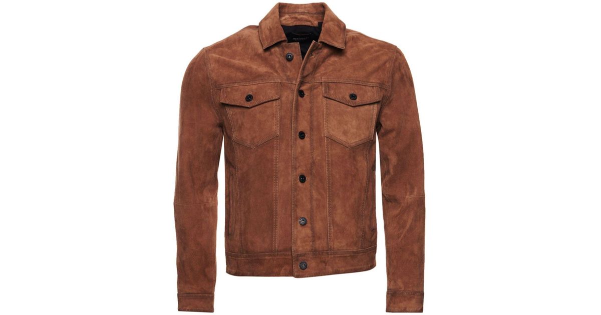 Superdry Suede Highwayman Trucker 