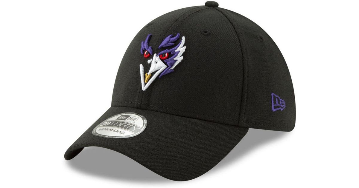 Ktz Black Baltimore Ravens Logo Elements Collection 39thirty Cap For Men