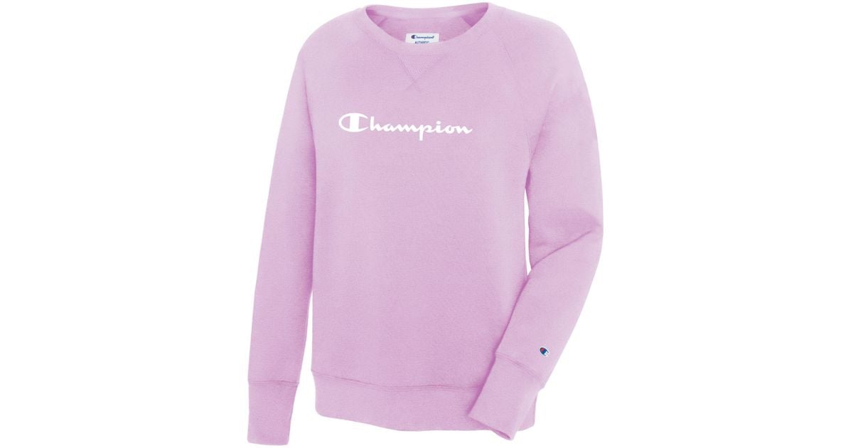 pale pink champion sweatshirt