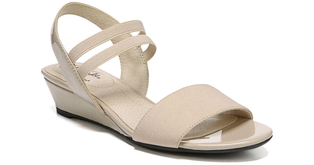 LifeStride Yolo Strappy Wedge Sandal - Wide Width Available - Lyst