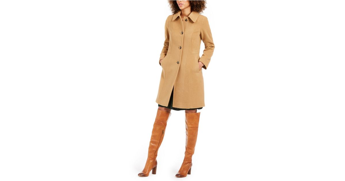 macys wool coat petite