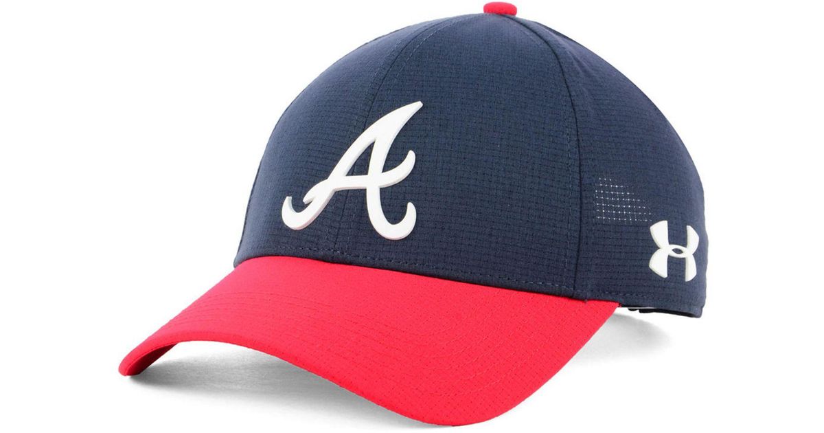 Under Armour Atlanta Braves Driver Cap in Blue for Men