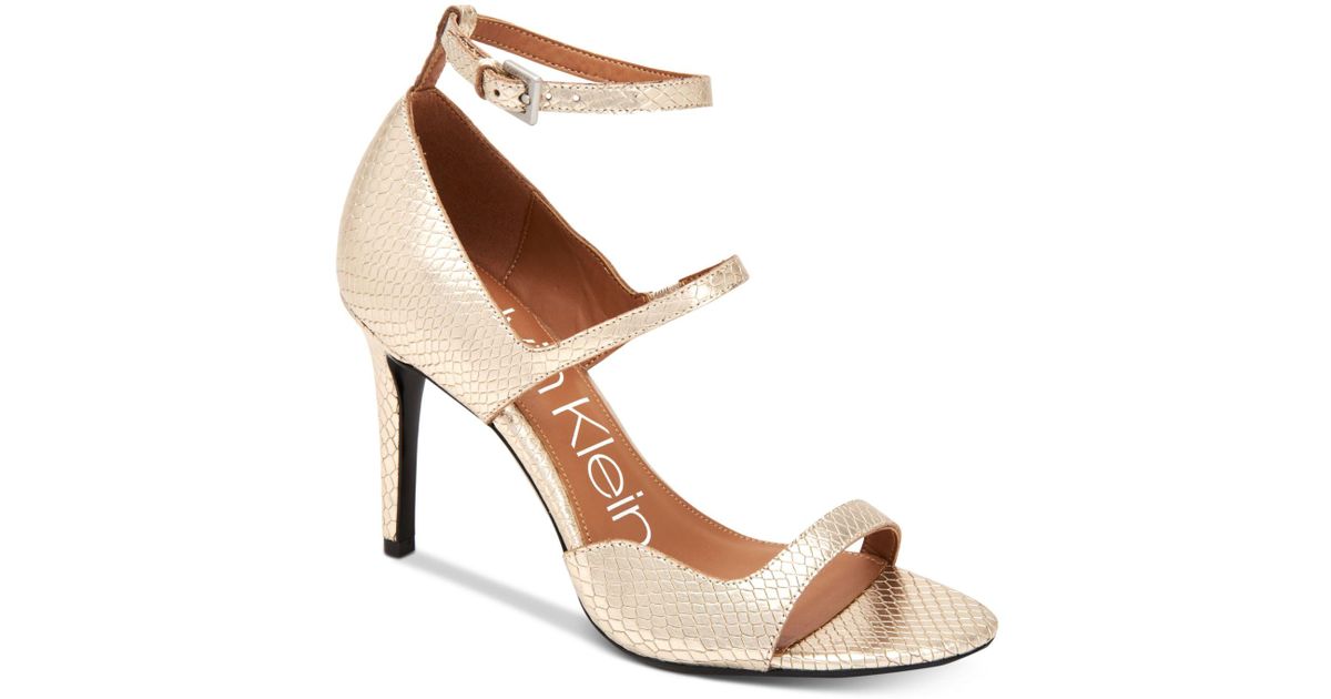 Calvin klein nadeen strappy sandal Clearance