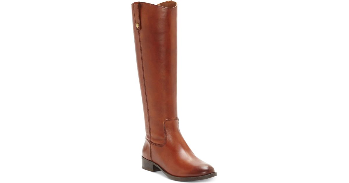 inc fawne wide calf riding boots