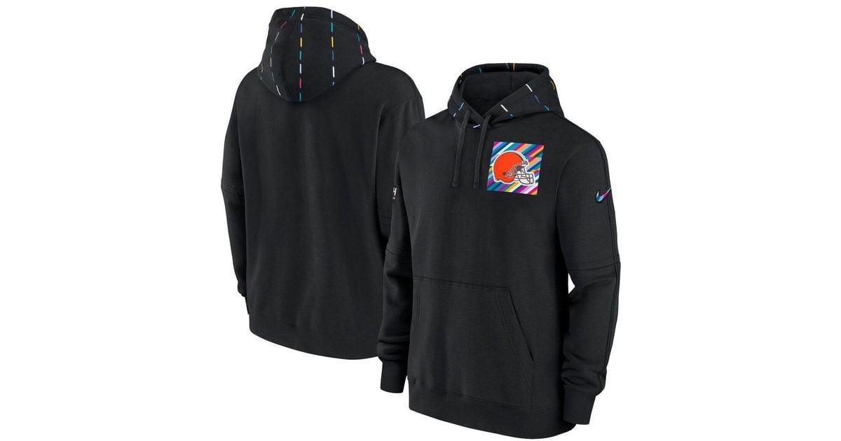 Women's Nike Black Kansas City Chiefs 2023 NFL Crucial Catch Club Pullover Hoodie Size: Small