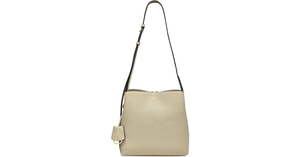 Radley Dukes Place Medium Pebble Leather Compartment Crossbody in Clay