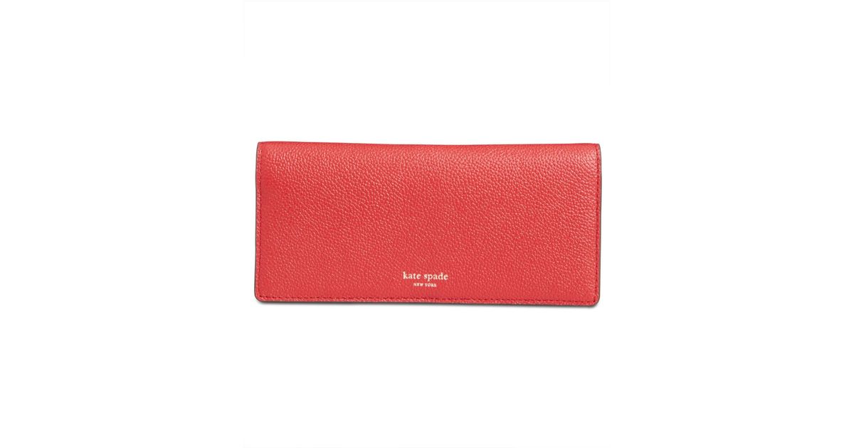 margaux pebble leather bifold continental wallet