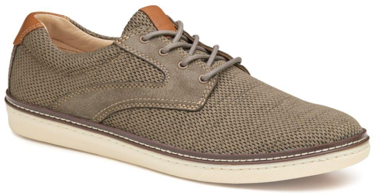 Johnston & Murphy Mcguffey Knit Saddle Lace-up Casual Shoes in Brown ...