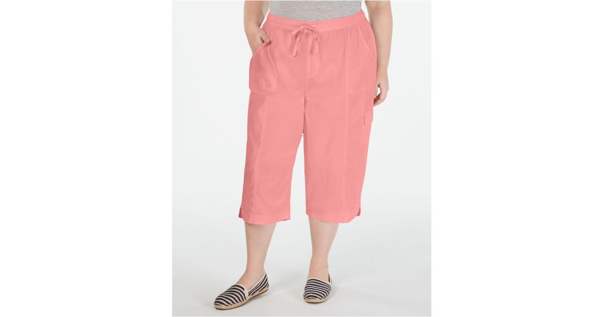 karen scott capris plus size